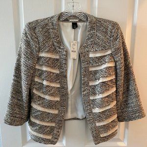 WHITE HOUSE BLACK MARKET - Cropped Jacket size 2 - NWT